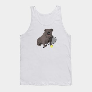 Tennis Gray Bulldog Tank Top